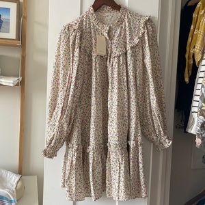 DÔEN Caton Nightgown in Morning Glory Floral, XS